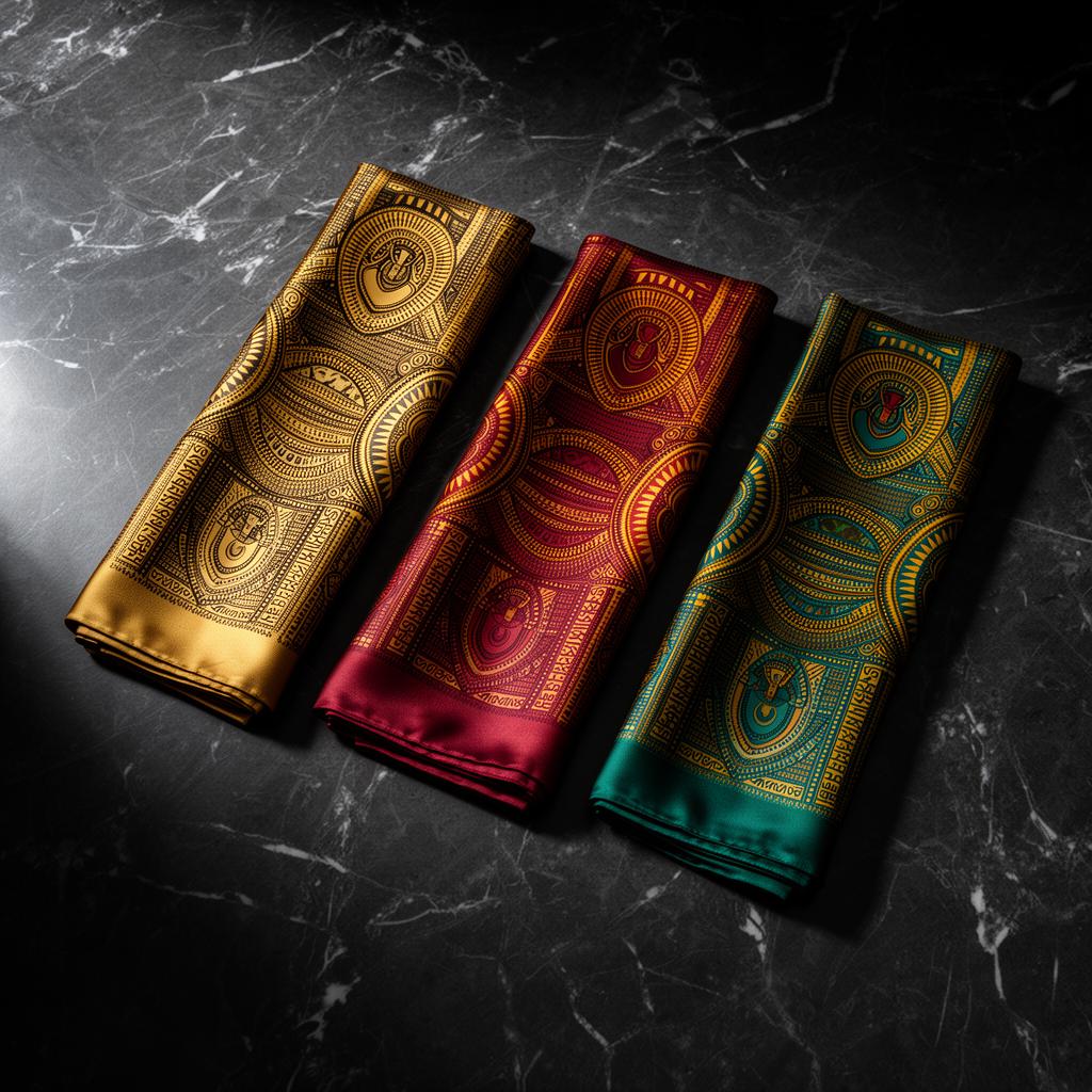 Custom silk scarf collection